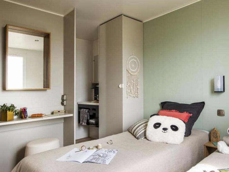 Mobilhome 4 personnes - Cottage Ansouis - 33m² - 2 chambres - 2 salles de bain + Jacuzzi 6