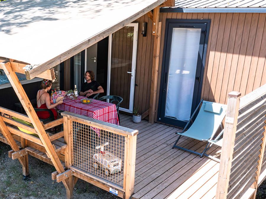 Mobilhome 4 personnes - Cottage Ansouis - 33m² - 2 chambres - 2 salles de bain + Jacuzzi 10