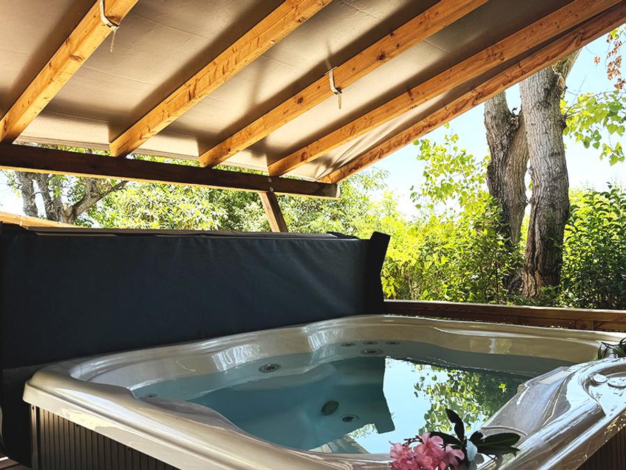 Mobilhome 4 personnes - Mobil Home Lourmarin avec Jacuzzi - 32m² - 2 chambres 5