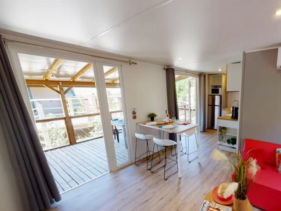Mobilhome 4 personnes - Mobil Home Lourmarin avec Jacuzzi - 32m² - 2 chambres 2