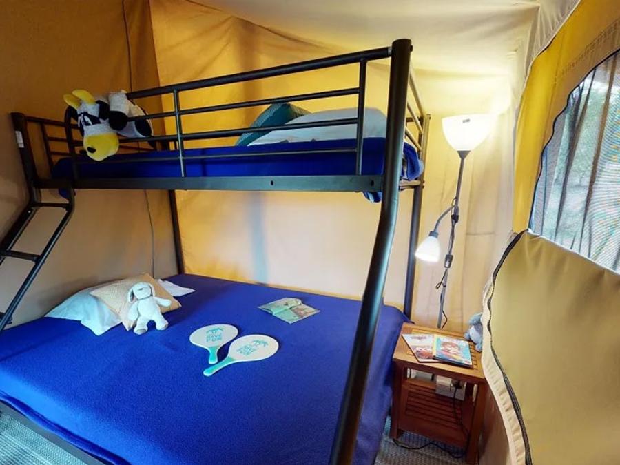 Tente en toile et en bois 4 personnes - Eco Lodge Verdon - 34m² - 2 chambres (sans sanitaires) 5