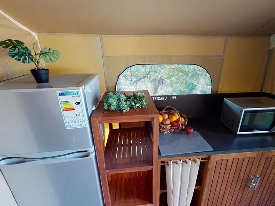 Tente en toile et en bois 4 personnes - Eco Lodge Verdon - 34m² - 2 chambres (sans sanitaires) 7