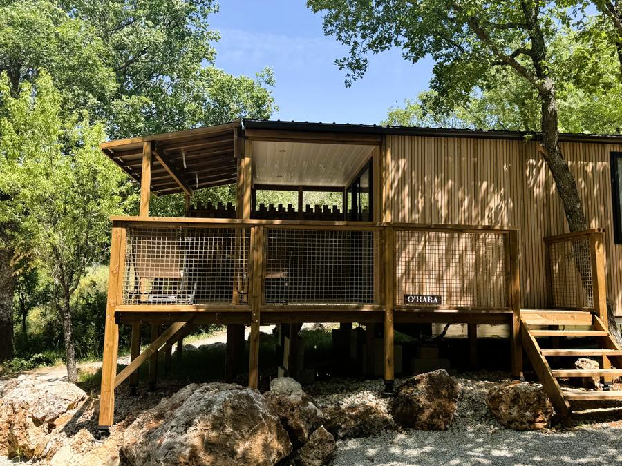 Hébergement 4 personnes - Mobil home Cottage Premium 2 Chambres - climatisation - Lave vaiselle 6