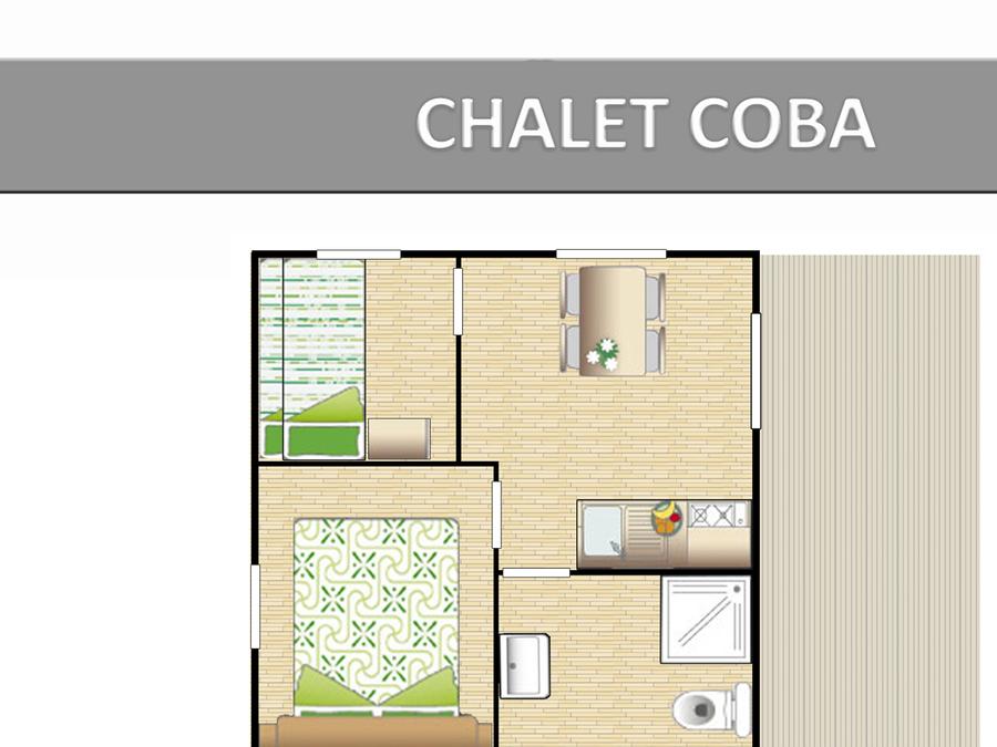 Chalet 4 personnes - Chalet COBA ECO. 9