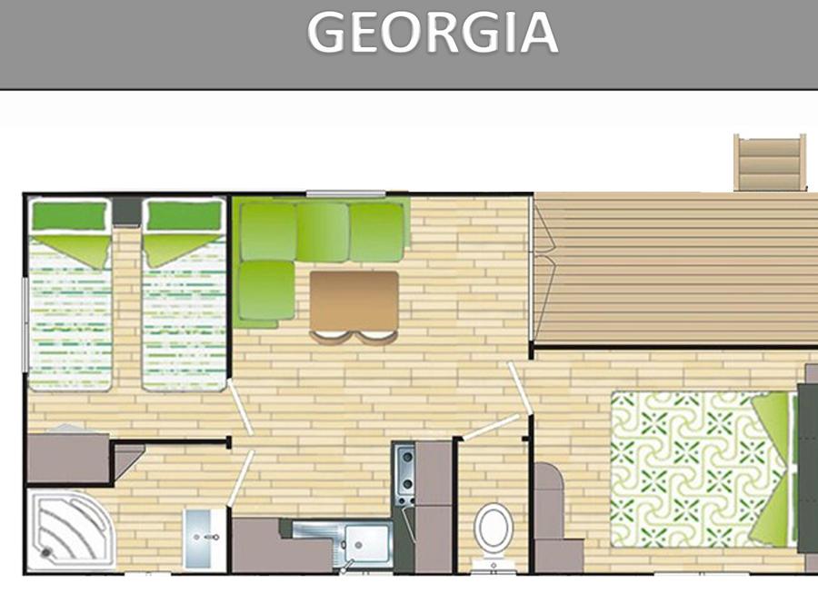 Mobilhome 4 personnes - GEORGIA ECO 9
