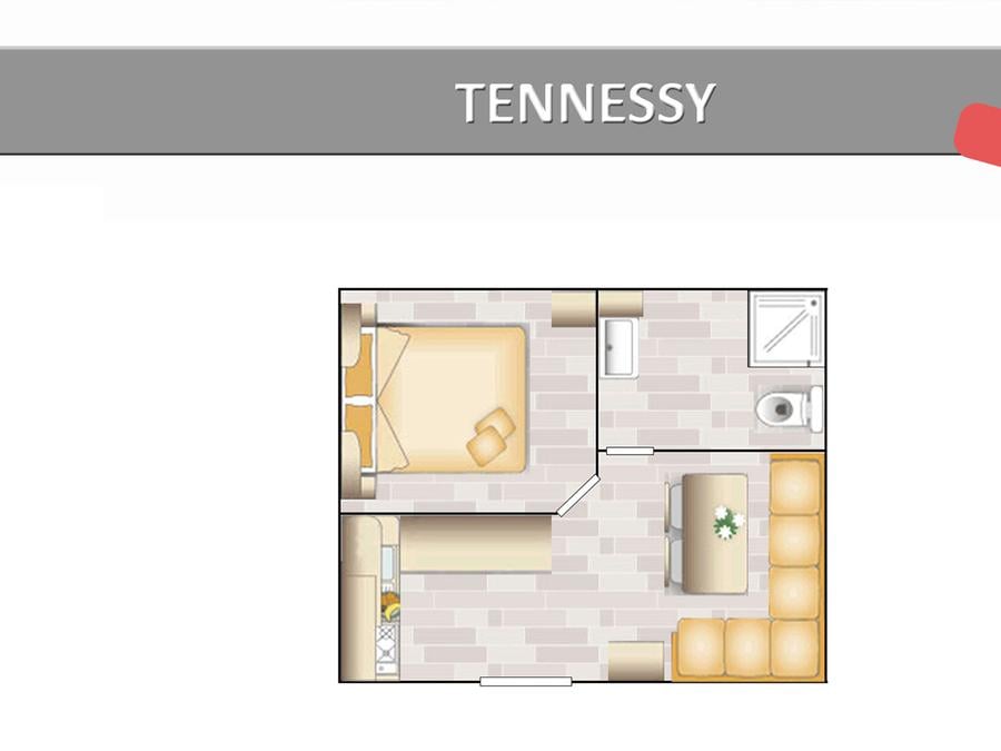 Mobilhome 2 personnes - TENNESSY ECO. 7