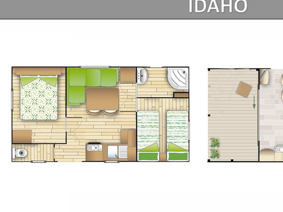 Mobilhome 4 personnes - IDAHO ECO. 3