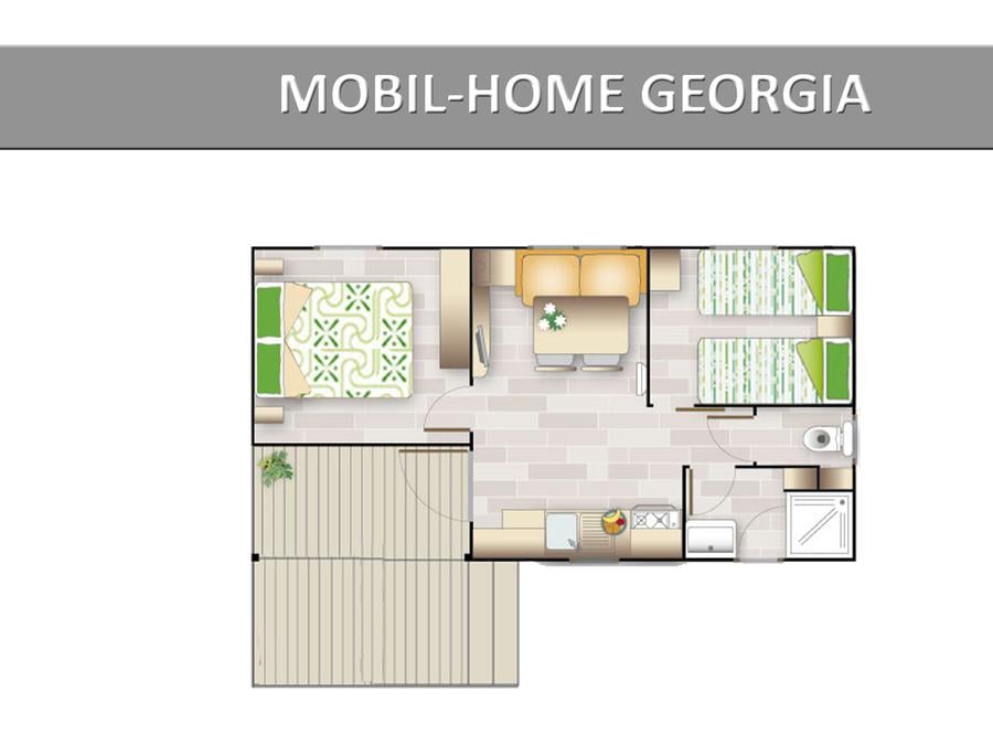 Mobilhome 4 personnes - GEORGIA STANDARD. 5