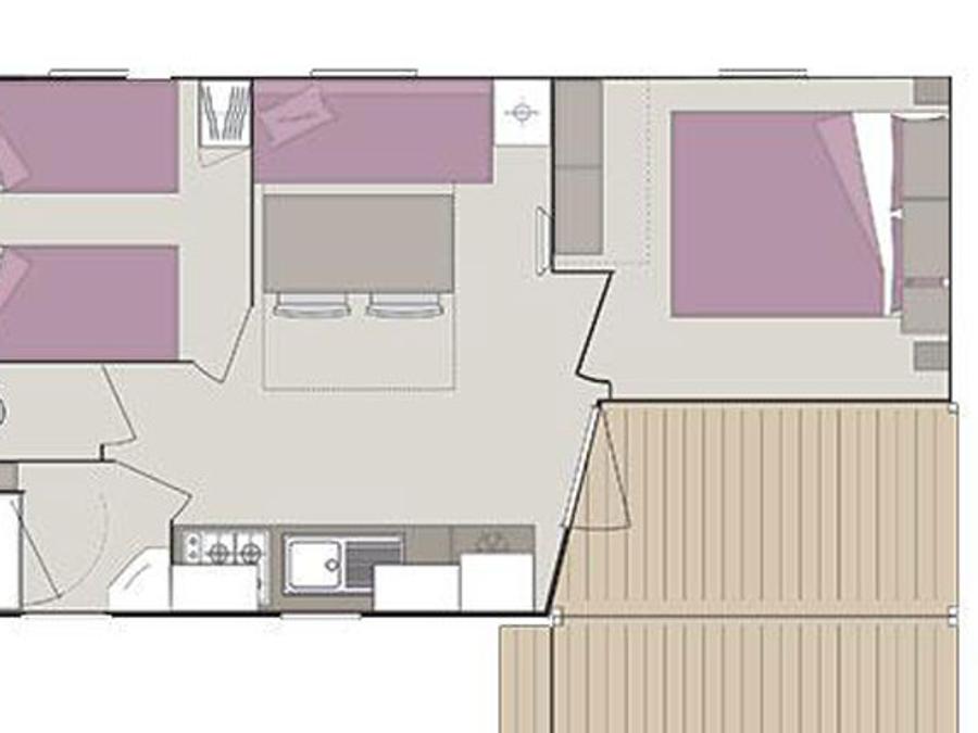 Mobilhome 4 personnes - Loggia Compact Confort 4