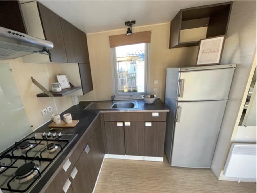 Bungalow 4 personnes - 2 chambres climatisé - 33m2 + terrasse couverte 4