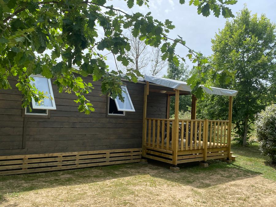 Bungalow 4 personnes - 2 chambres climatisé - 31m2 + terrasse couverte 4
