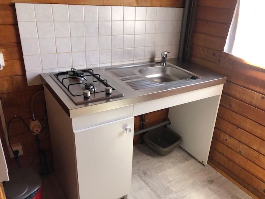 Chalet 4 personnes - CHALET PMR CONFORT - 1 ch - clim - TV - BBQ - Ménage* - 35m2 + terrasse couverte de 14m2 8