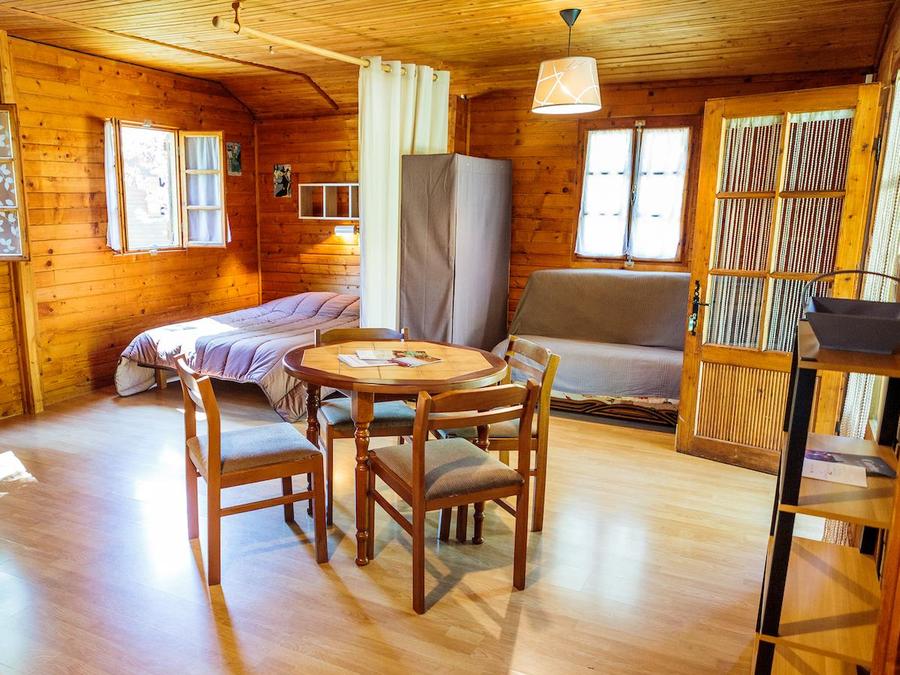 Chalet 4 personnes - CHALET LOFT CONFORT - 1 grande pièce - clim - TV - BBQ - Ménage* - 35m2 + terrasse couverte de 14m2 2