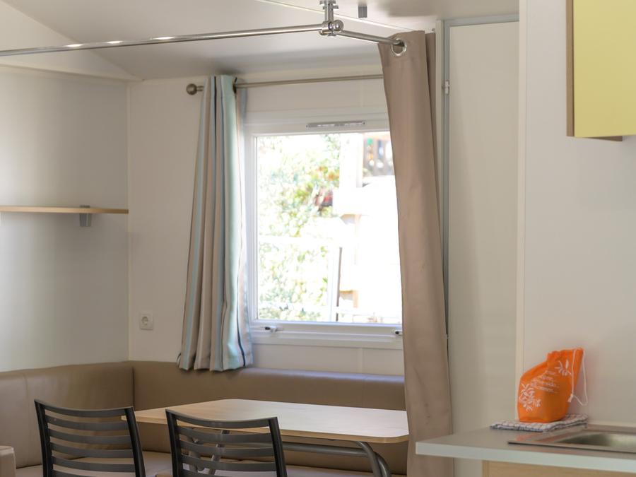 Mobilhome 6 personnes - Mobilhome RIVIERA 29m² - 2 chambres + 1 canapé convertible 6