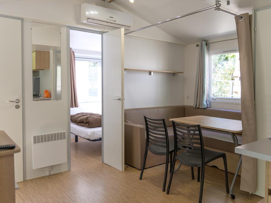 Mobilhome 6 personnes - Mobilhome RIVIERA 29m² - 2 chambres + 1 canapé convertible 4