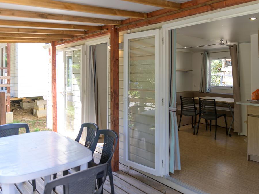 Mobilhome 6 personnes - Mobilhome RIVIERA 29m² - 2 chambres + 1 canapé convertible 7