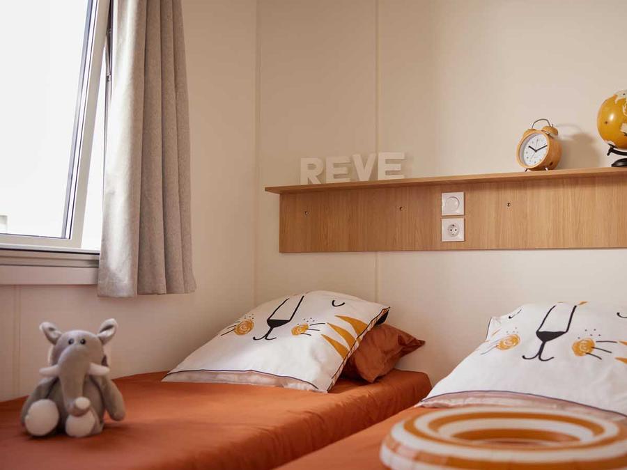 Mobilhome 6 personnes - Mobilhome AZUR 33m² - 3 chambres 3