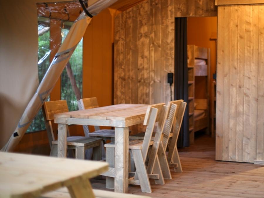 Tente en toile et en bois 4 personnes - Lodge Safari 27 m² 1