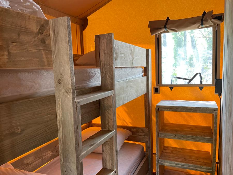 Tente en toile et en bois 4 personnes - Lodge Safari 27 m² 6