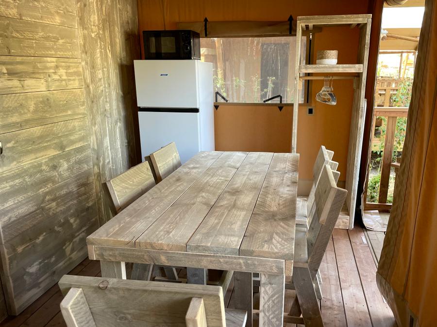 Tente en toile et en bois 5 personnes - Lodge Safari 2