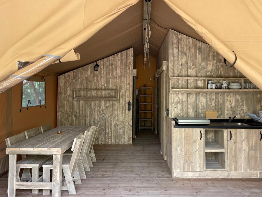 Tente en toile et en bois 6 personnes - Lodge Safari 4