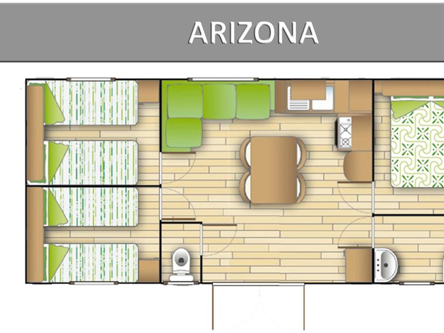 Mobilhome 6 personnes - ARIZONA ECO. 6