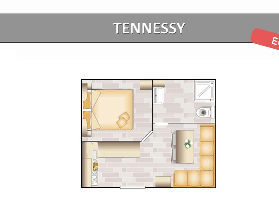 Mobilhome 2 personnes - TENNESSY ECO. 7