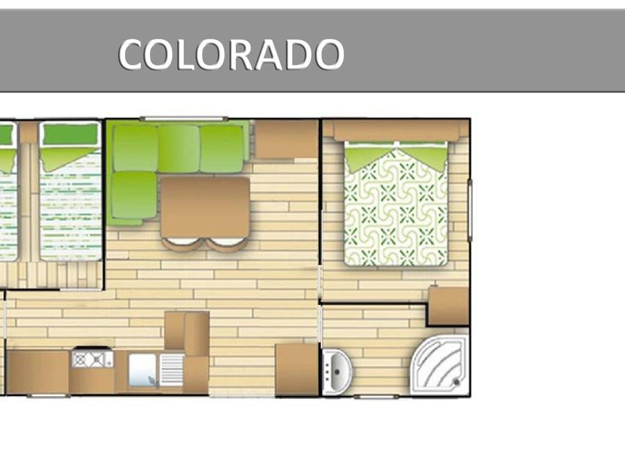 Mobilhome 6 personnes - COLORADO ECO - 2 chambres - CLIM - TV 11
