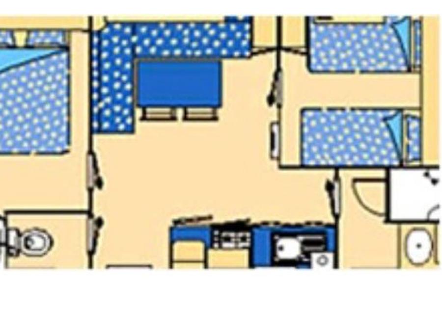 Mobilhome 5 personnes - MH2 O'HARA 784T 4/5 places 4