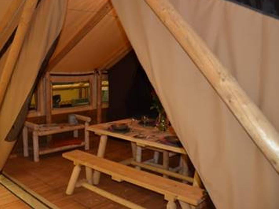 Tente en toile et en bois 7 personnes - Lodge Crusoé 6