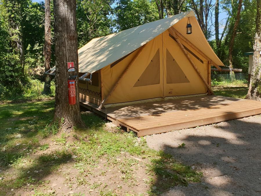 Tente en toile et en bois 7 personnes - Lodge Crusoé 5