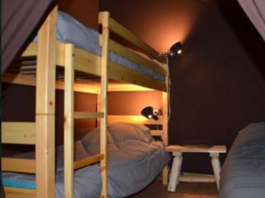 Tente en toile et en bois 7 personnes - Lodge Crusoé 4