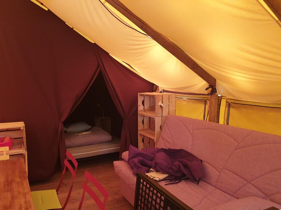 Tente en toile et en bois 7 personnes - Lodge Crusoé 3