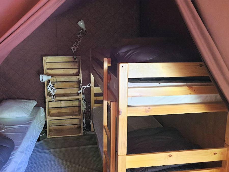 Tente en toile et en bois 5 personnes - Lodge Cabanon Classic 3