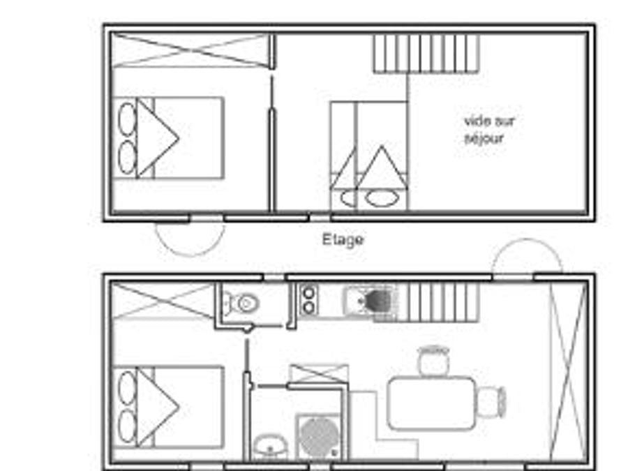 Chalet 6 personnes - Maison-Chalet 45m² - Tout confort 6