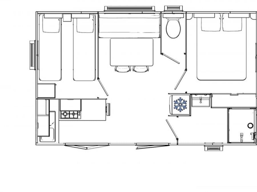 Mobilhome 4 personnes - Evo 24 - climatisé 3