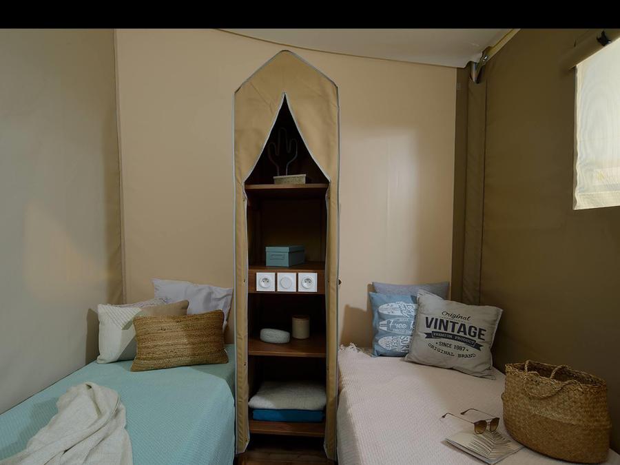 Tente 6 personnes - Modern Lodge avec sanitaires 13