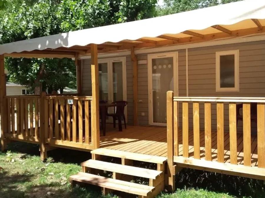 Mobilhome 6 personnes - Mobil Home Aqua 2 Chambres 4/6 Personnes Terrasse semi-couverte 0