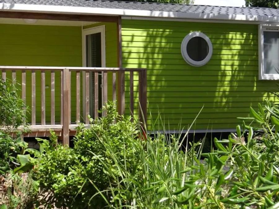 Mobilhome 4 personnes - Mobil Home Aqua 2 Chambres 4 Personnes Terrasse semi-couverte 0