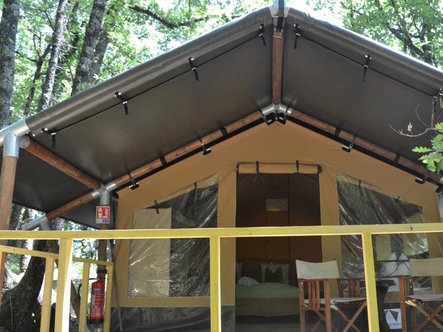 Tente en toile et en bois 4 personnes - Bamburi - 16 m² + terrasse 12 m² 8