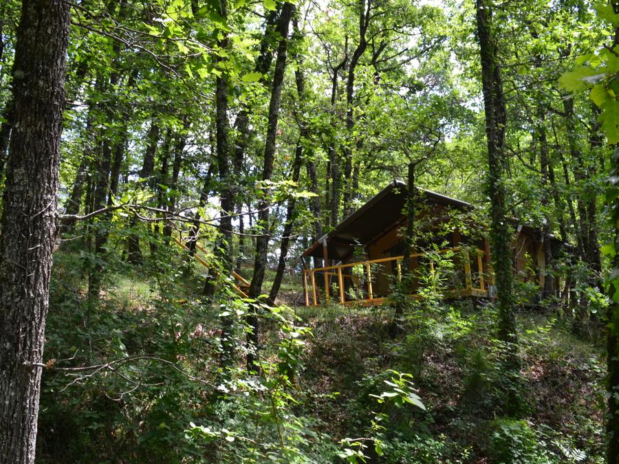 Tente en toile et en bois 4 personnes - Bamburi - 16 m² + terrasse 12 m² 6