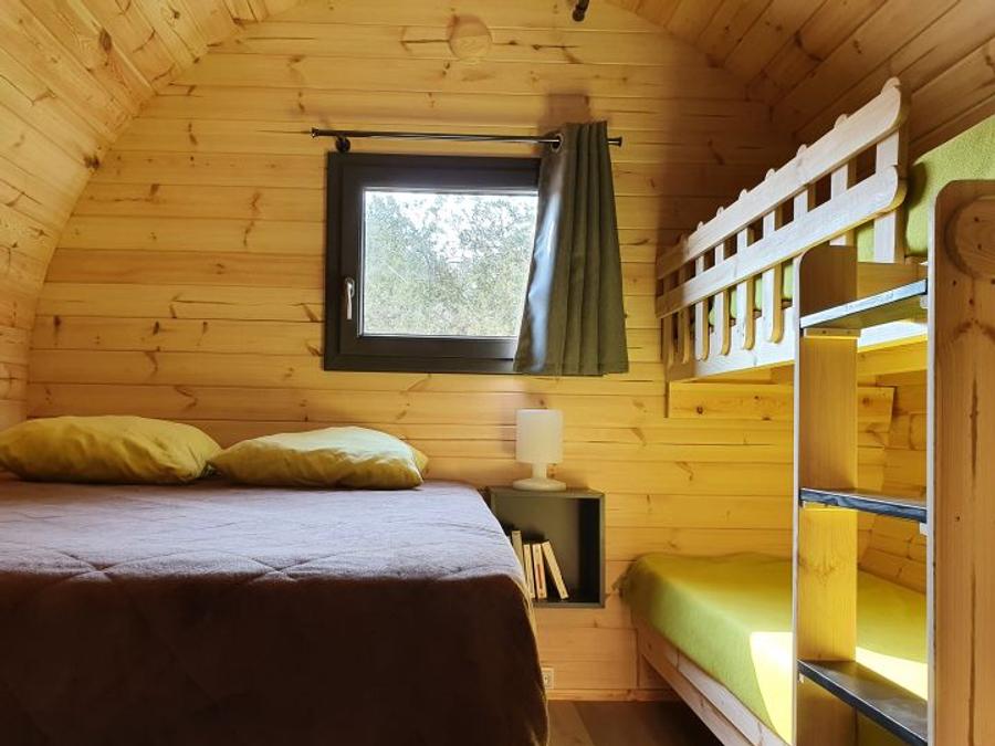 Unique 4 personnes - Hébergement Insolite - Tonneau 4pl - sans sanitaires 3
