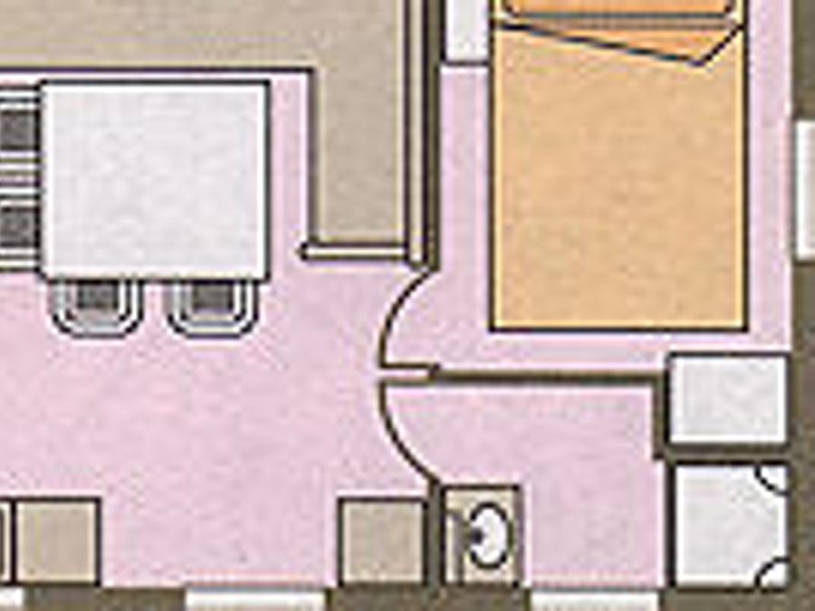 Mobilhome 6 personnes - Mobil-home Classique 3 chambres + terrasse 6
