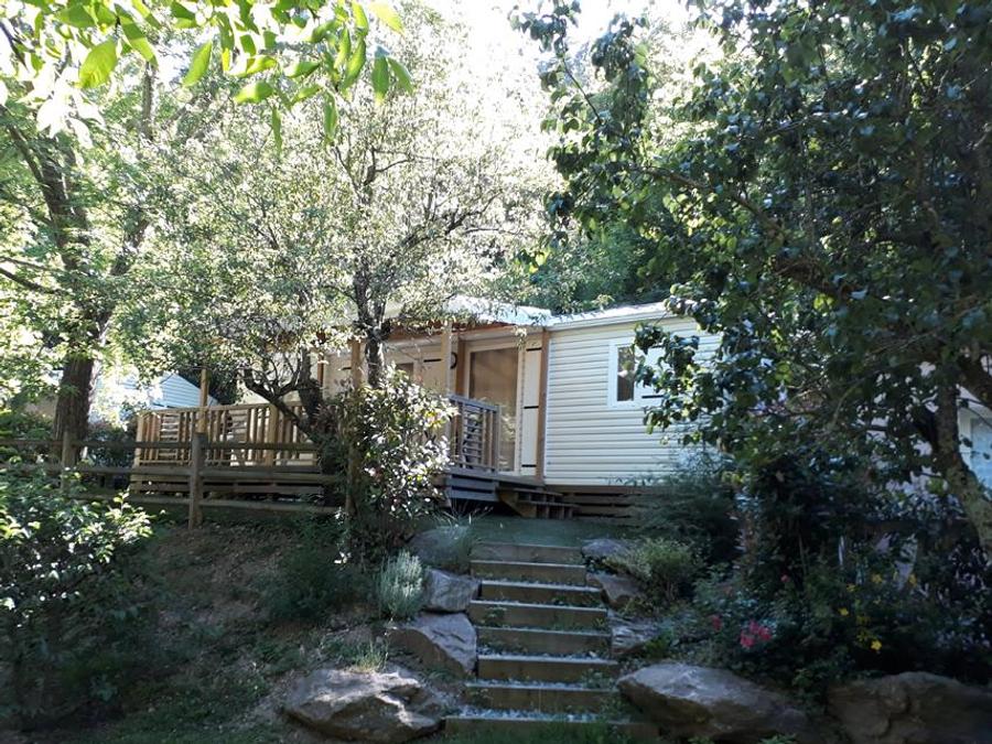 Mobilhome 6 personnes - Résidence LOUISIANE Confort 3 chambres + Terrasse semi-couverte + TV 3