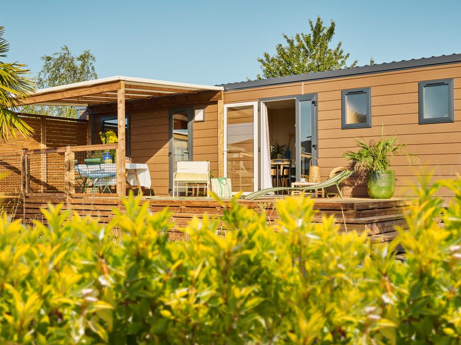 Mobilhome 6 personnes - NEW // Cottage Premium 3 chambres - 2 salles de bain + 2 WC + Terrasse semi-couverte + Clim + TV 0