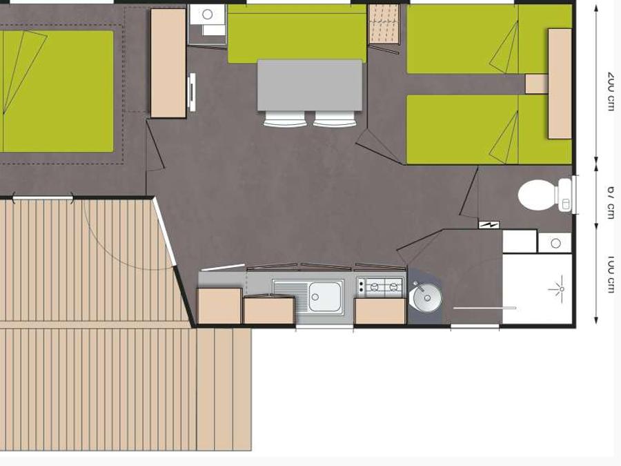 Mobilhome 4 personnes - JABRON 4