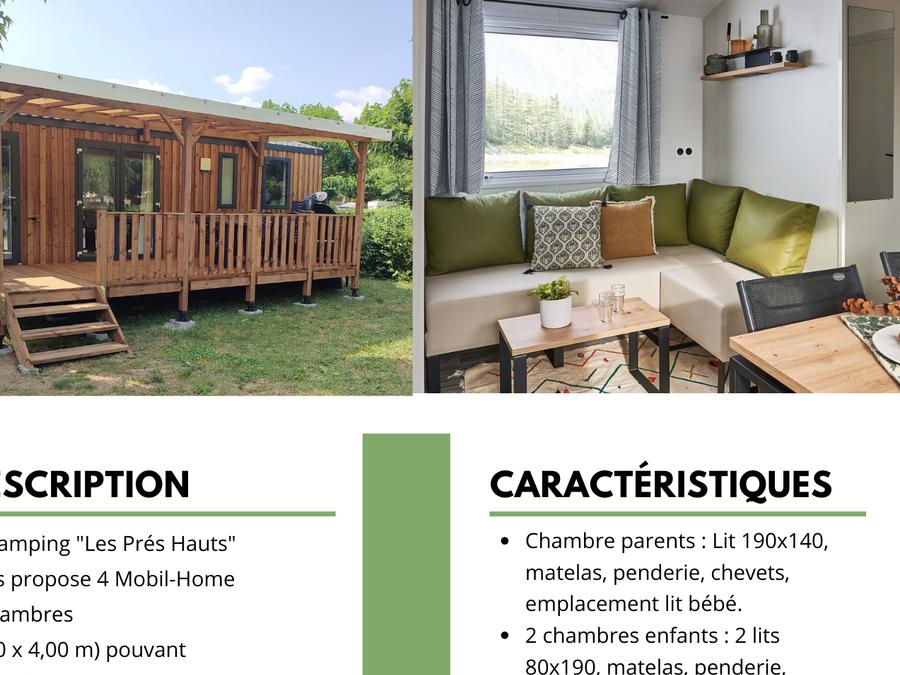 Mobilhome 6 personnes - Baronnies 3 Chambres 6