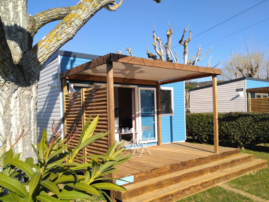 Mobilhome 3 personnes - PARADIS une chambre avec sanitaires 0