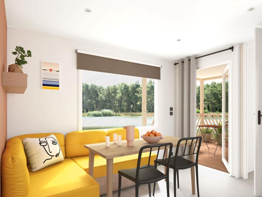 Mobilhome 4 personnes - 2 chambres Loggia Confort 24m² - climatisation 2