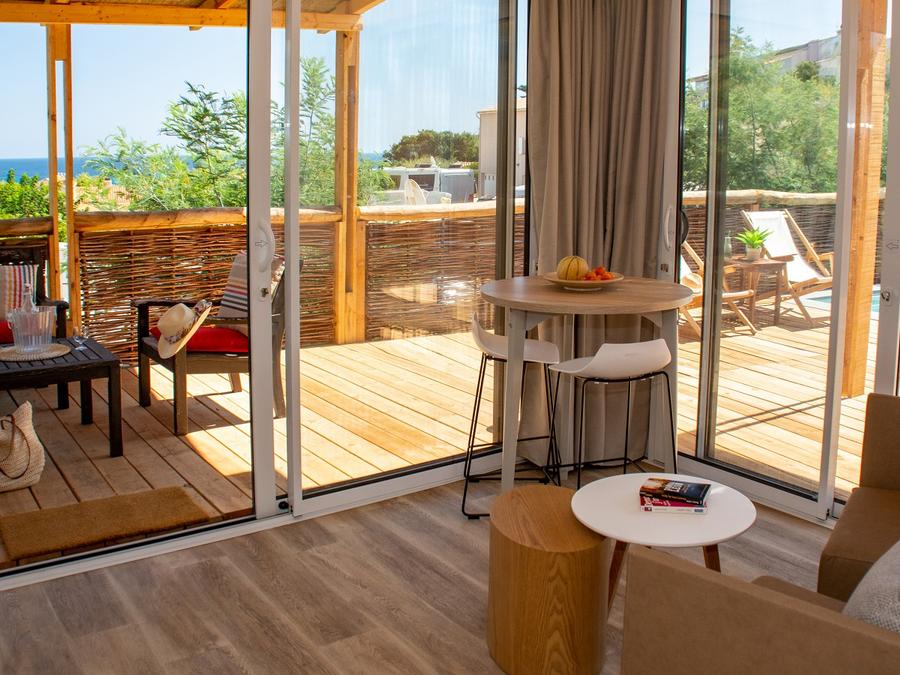 Mobilhome 8 personnes - Lodge Riviera 2 à 8 pers. clim. Plancha 5